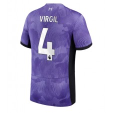 Liverpool Virgil van Dijk #4 Tredje Tröja 2023-24 Korta ärmar